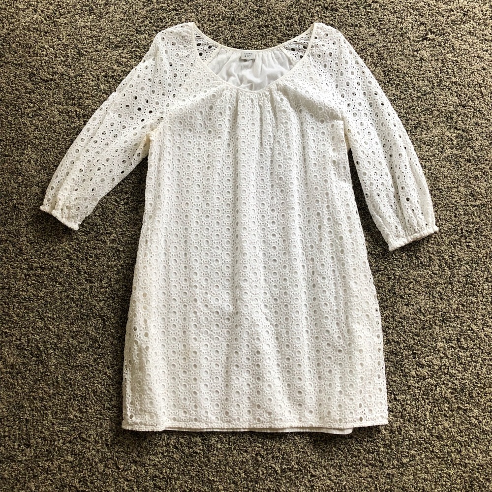Crown & Ivy Eyelet dress